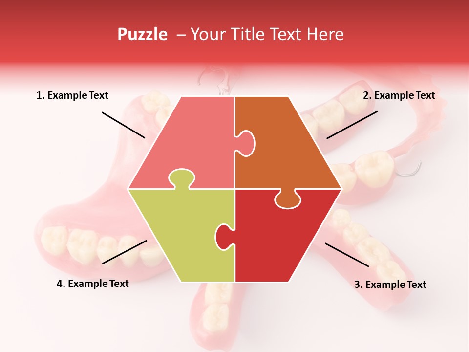 Dental Plate Surrogate Plastic PowerPoint Template