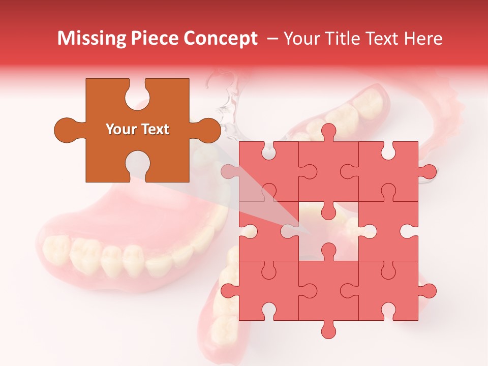 Dental Plate Surrogate Plastic PowerPoint Template