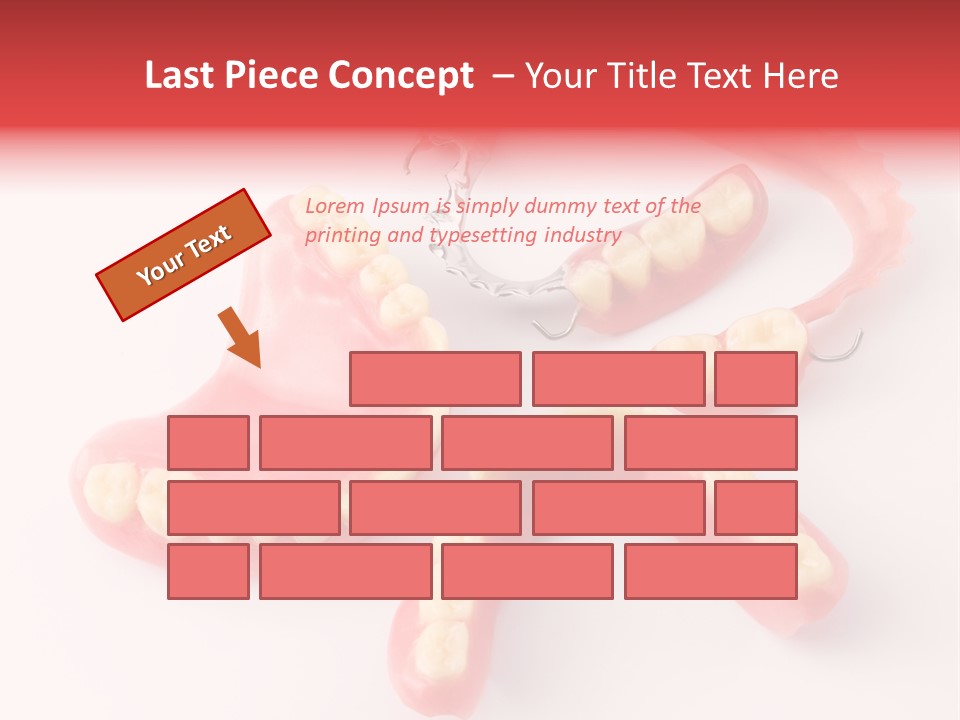 Dental Plate Surrogate Plastic PowerPoint Template