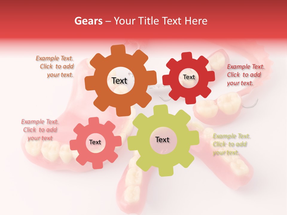 Dental Plate Surrogate Plastic PowerPoint Template