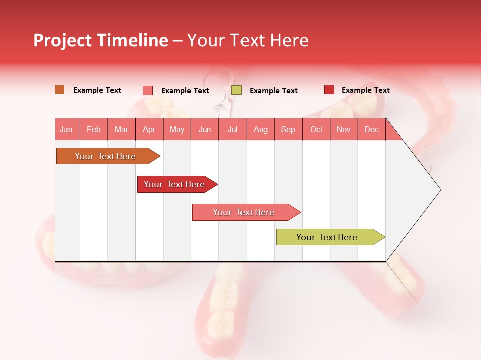 Dental Plate Surrogate Plastic PowerPoint Template