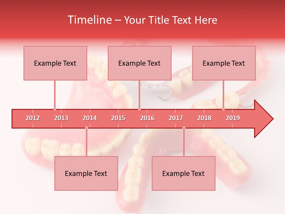 Dental Plate Surrogate Plastic PowerPoint Template