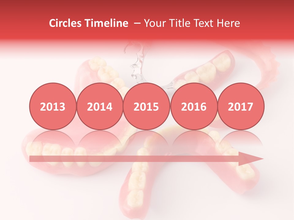 Dental Plate Surrogate Plastic PowerPoint Template