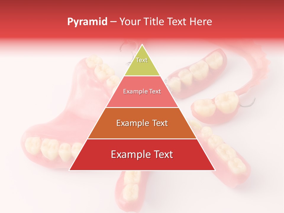 Dental Plate Surrogate Plastic PowerPoint Template
