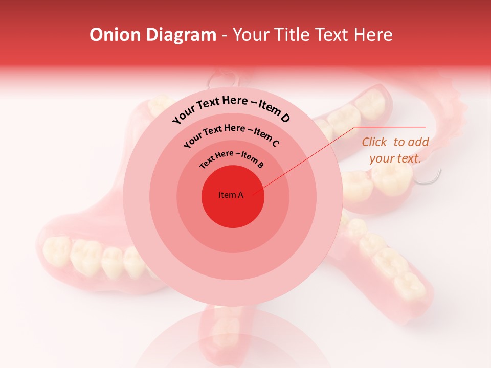Dental Plate Surrogate Plastic PowerPoint Template