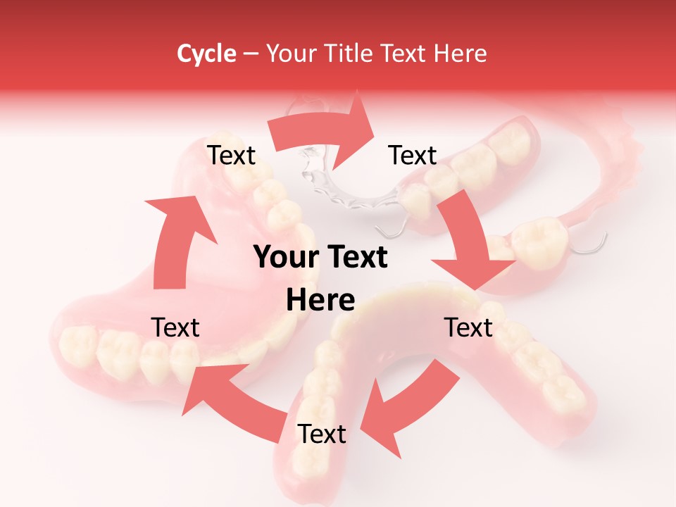 Dental Plate Surrogate Plastic PowerPoint Template