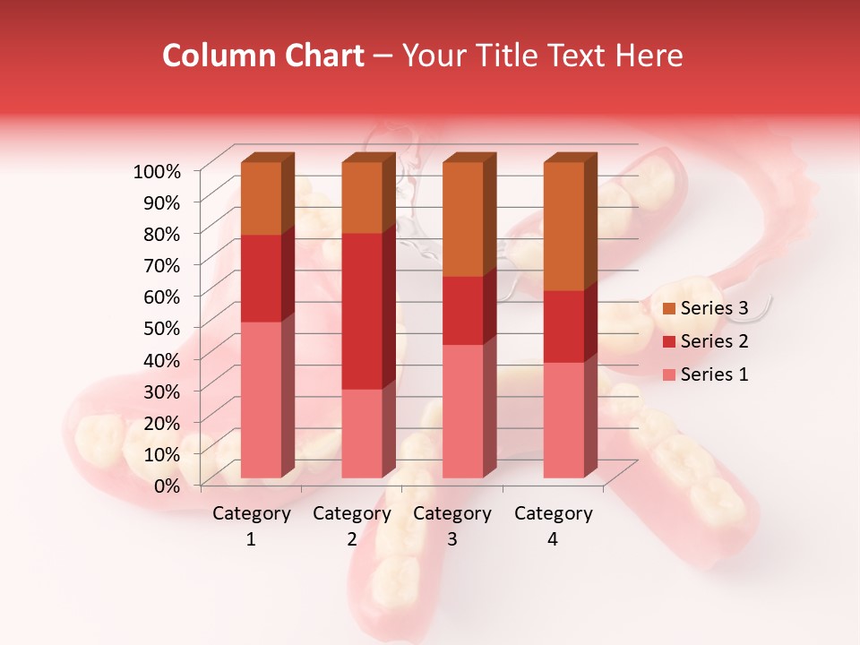 Dental Plate Surrogate Plastic PowerPoint Template