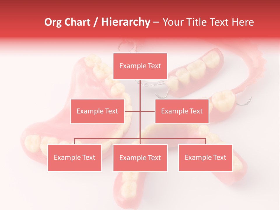 Dental Plate Surrogate Plastic PowerPoint Template