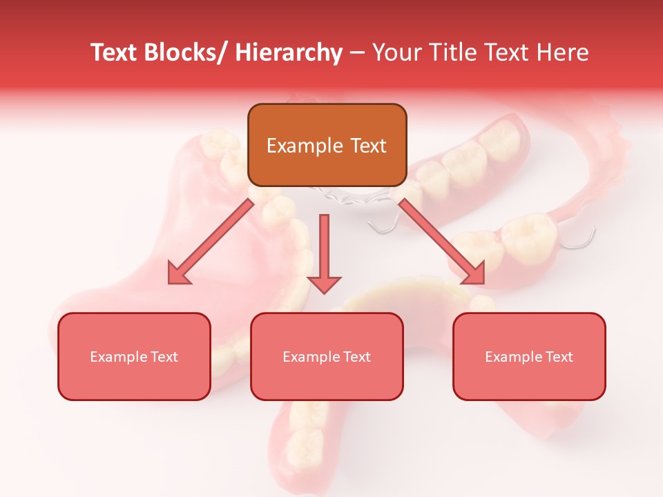 Dental Plate Surrogate Plastic PowerPoint Template