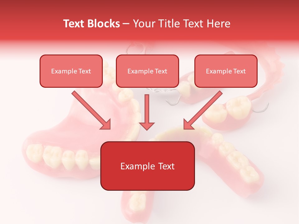 Dental Plate Surrogate Plastic PowerPoint Template