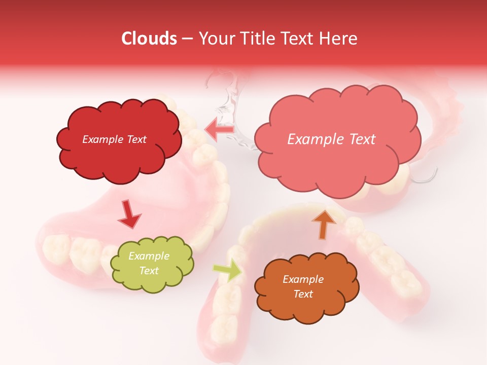 Dental Plate Surrogate Plastic PowerPoint Template