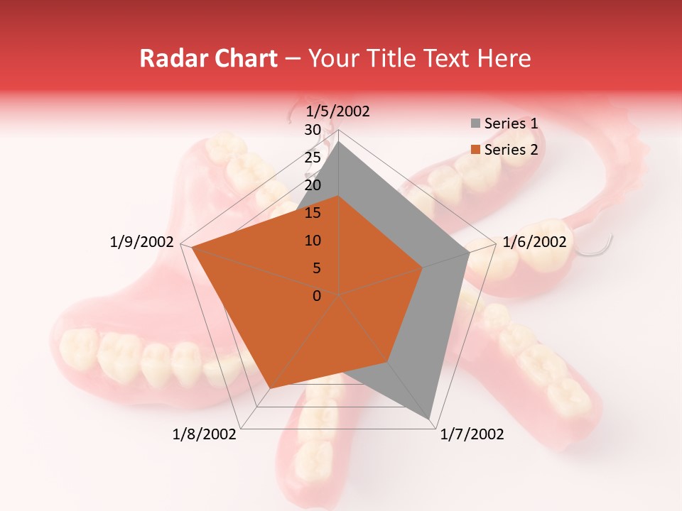 Dental Plate Surrogate Plastic PowerPoint Template