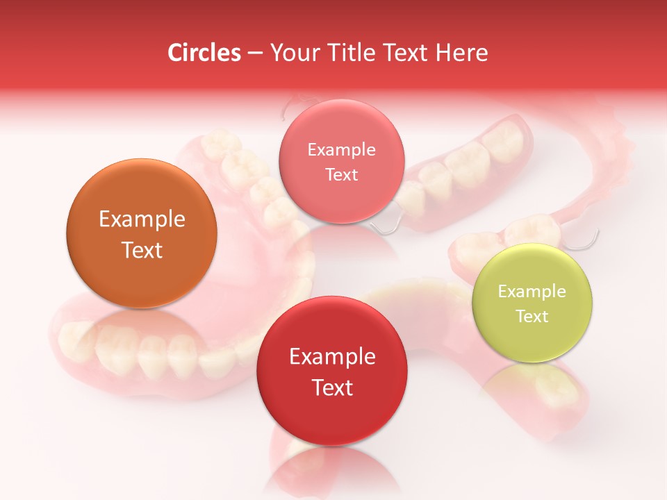 Dental Plate Surrogate Plastic PowerPoint Template