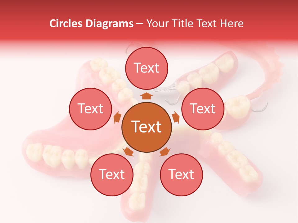 Dental Plate Surrogate Plastic PowerPoint Template
