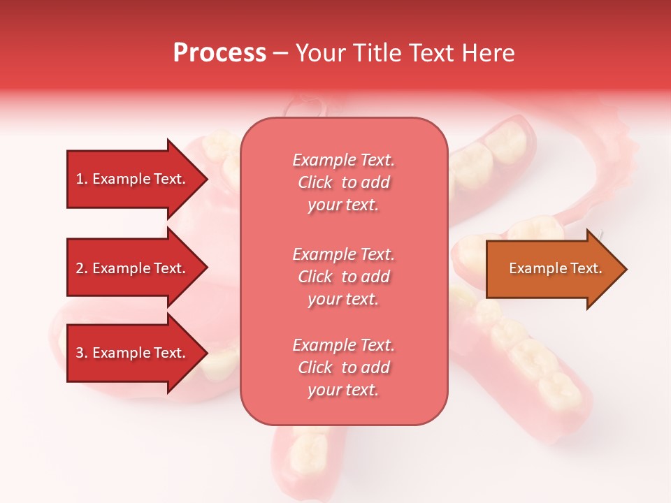Dental Plate Surrogate Plastic PowerPoint Template