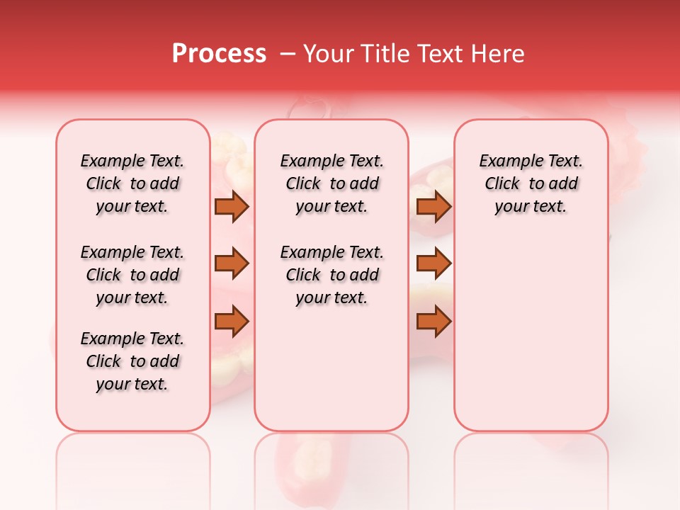 Dental Plate Surrogate Plastic PowerPoint Template