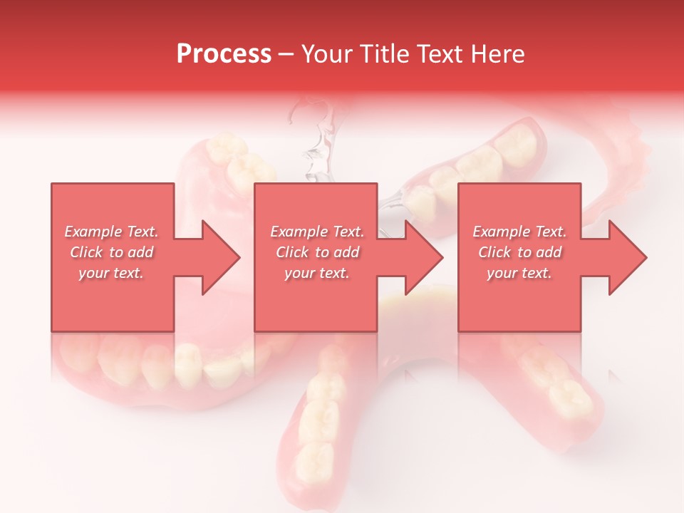Dental Plate Surrogate Plastic PowerPoint Template