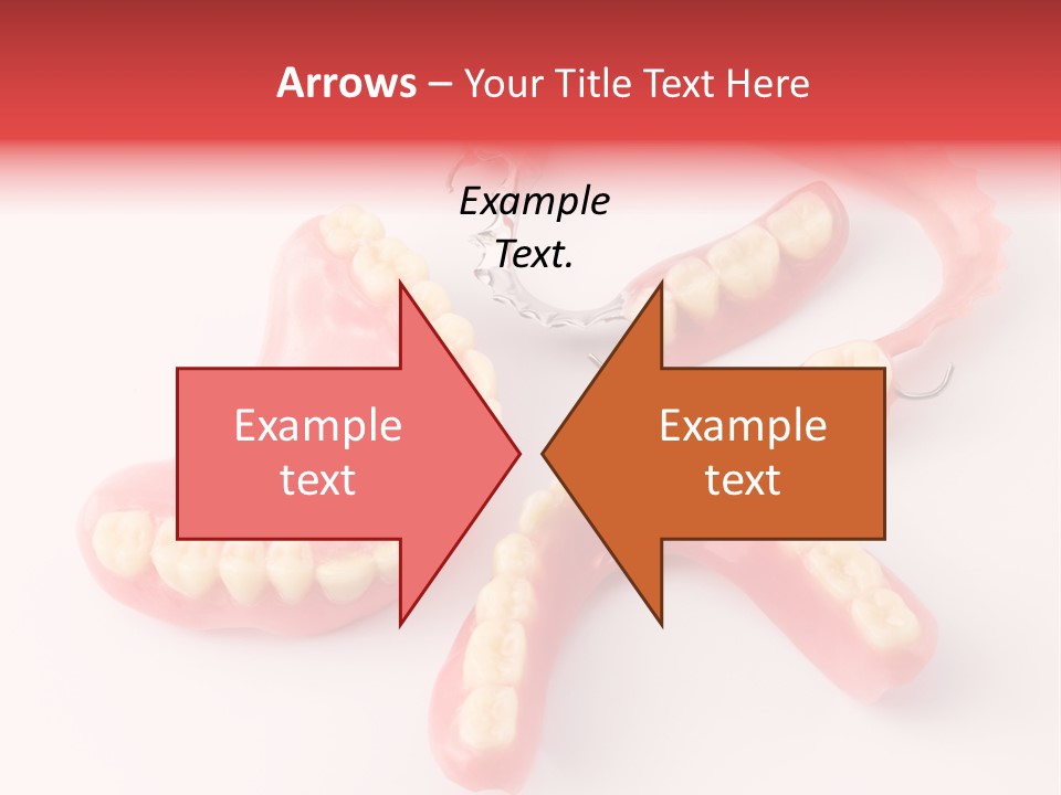 Dental Plate Surrogate Plastic PowerPoint Template