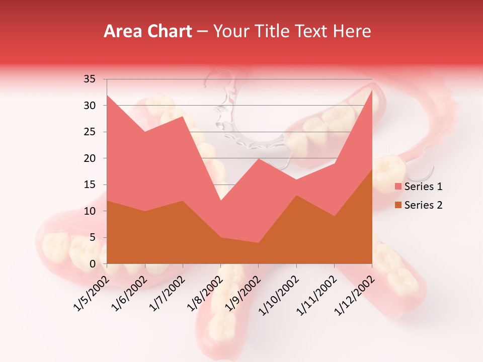 Dental Plate Surrogate Plastic PowerPoint Template