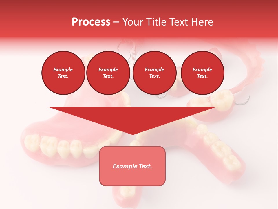 Dental Plate Surrogate Plastic PowerPoint Template