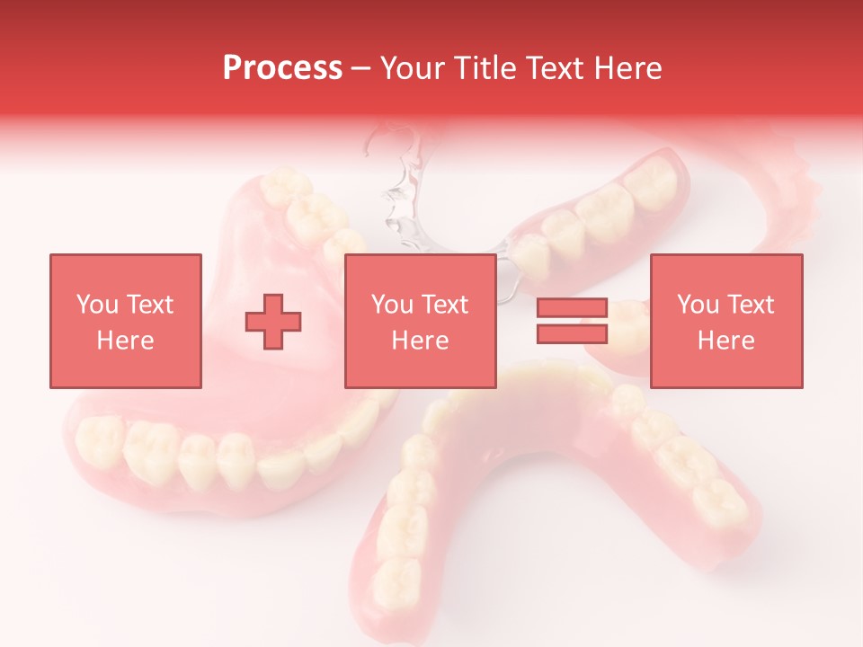 Dental Plate Surrogate Plastic PowerPoint Template