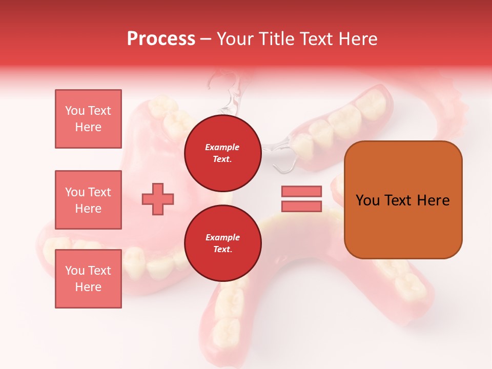 Dental Plate Surrogate Plastic PowerPoint Template