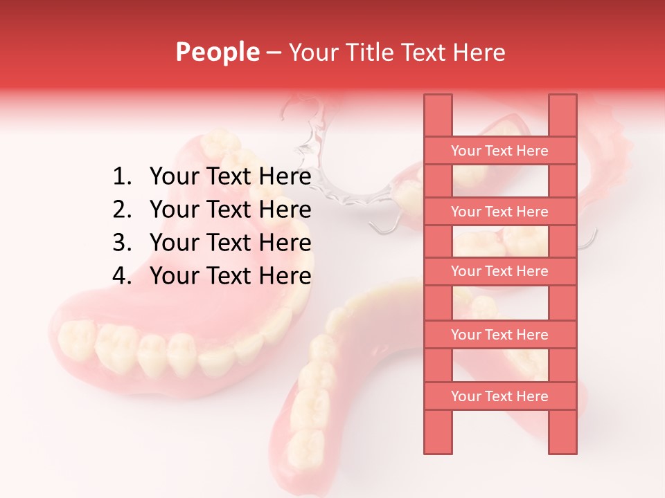 Dental Plate Surrogate Plastic PowerPoint Template