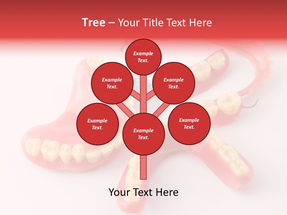 Dental Plate Surrogate Plastic PowerPoint Template