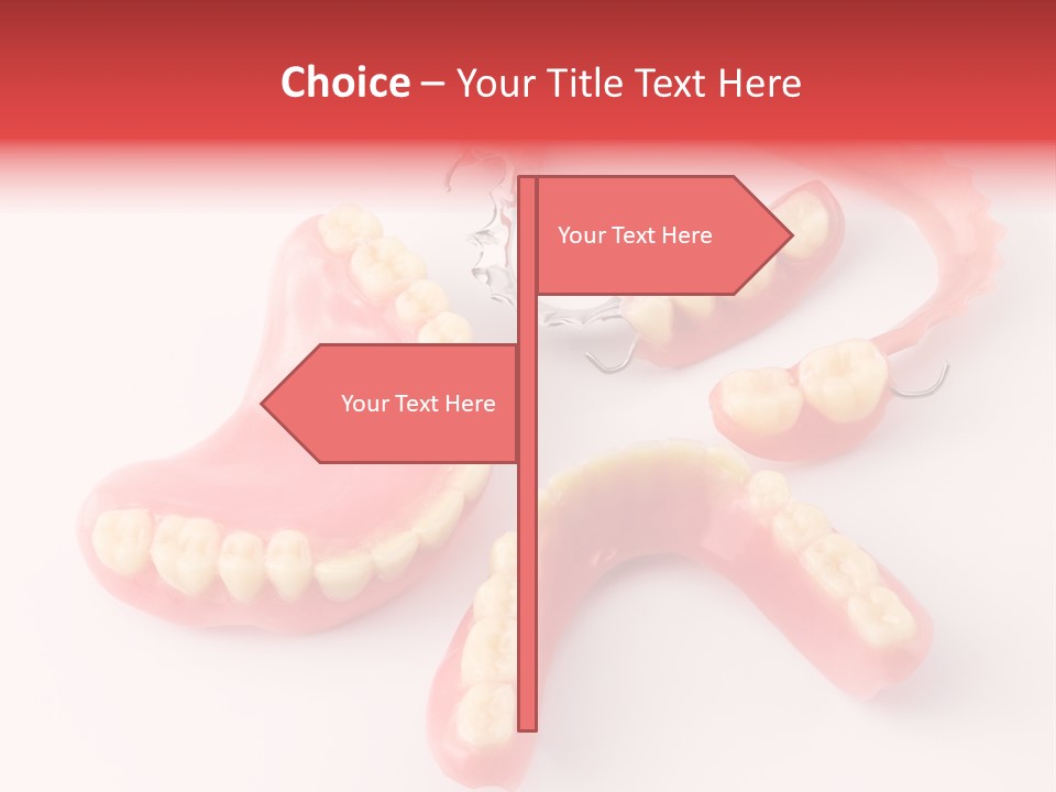 Dental Plate Surrogate Plastic PowerPoint Template