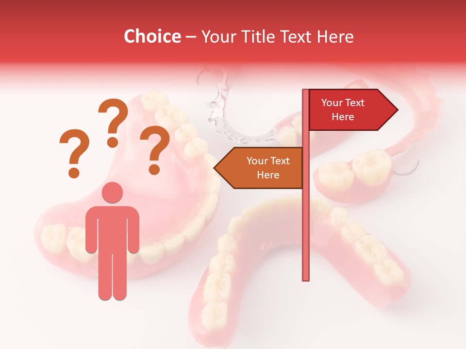 Dental Plate Surrogate Plastic PowerPoint Template