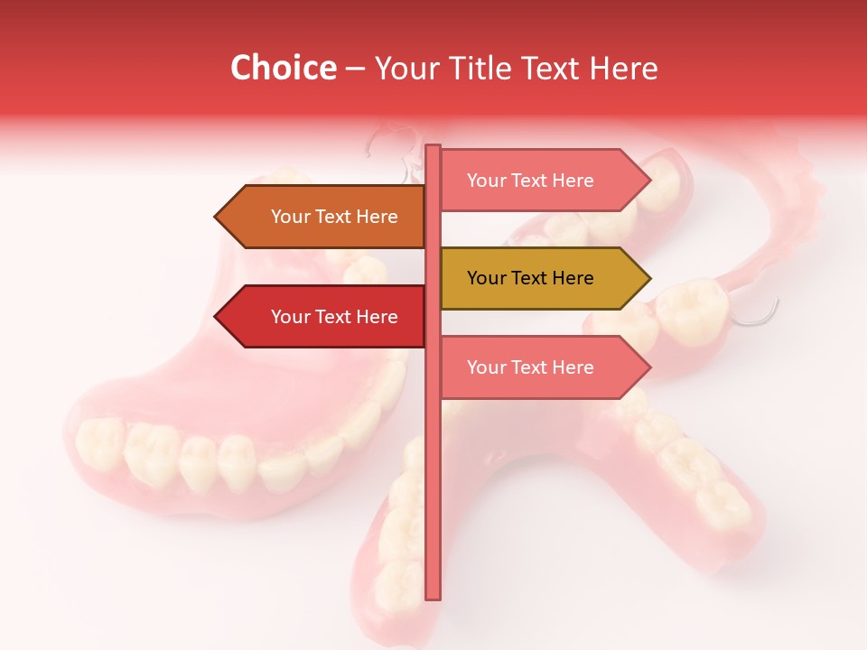 Dental Plate Surrogate Plastic PowerPoint Template