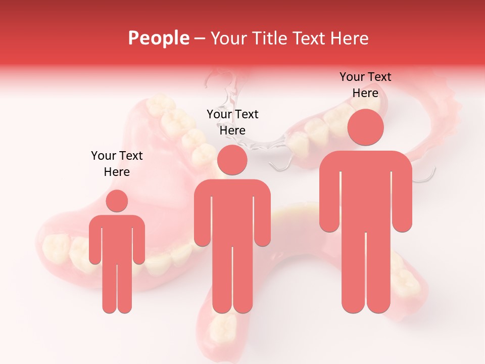 Dental Plate Surrogate Plastic PowerPoint Template