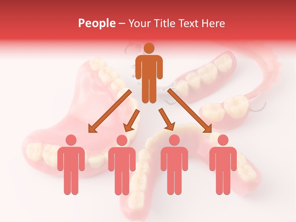 Dental Plate Surrogate Plastic PowerPoint Template