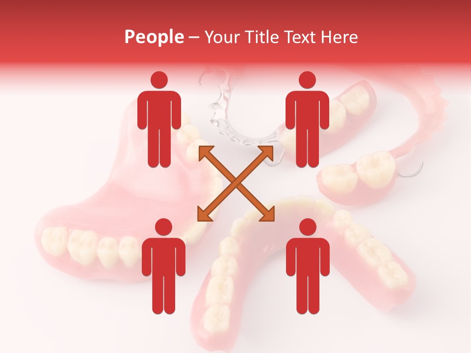 Dental Plate Surrogate Plastic PowerPoint Template