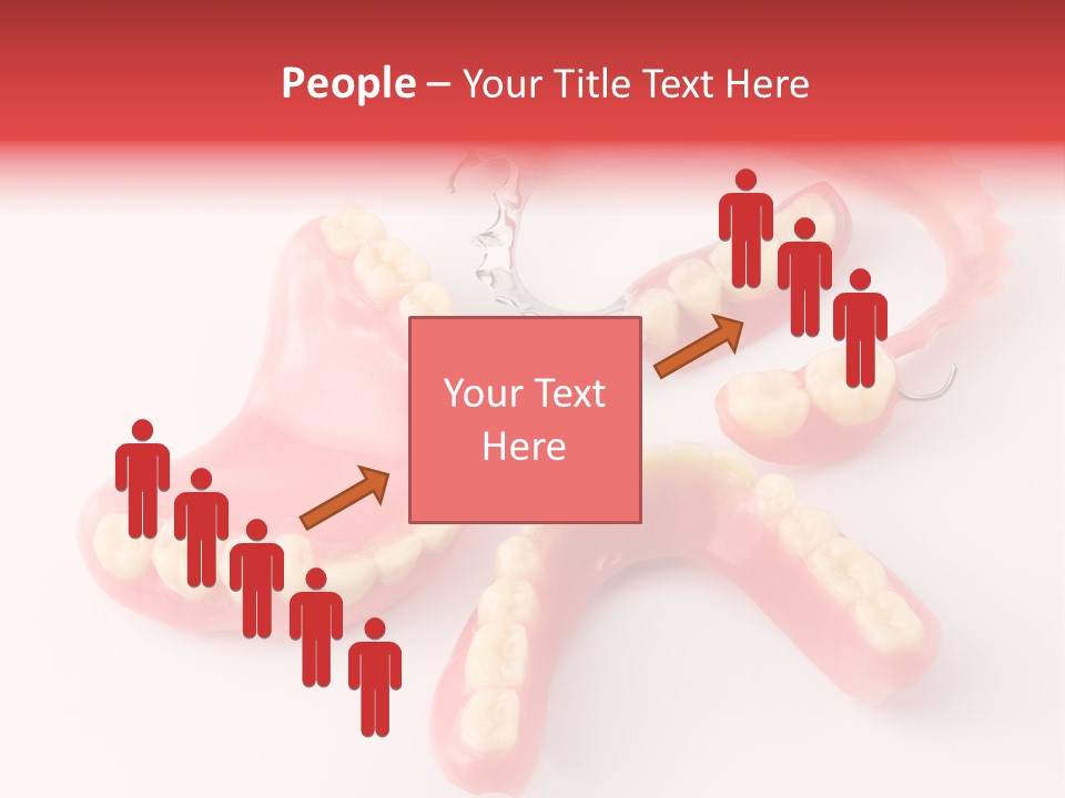 Dental Plate Surrogate Plastic PowerPoint Template