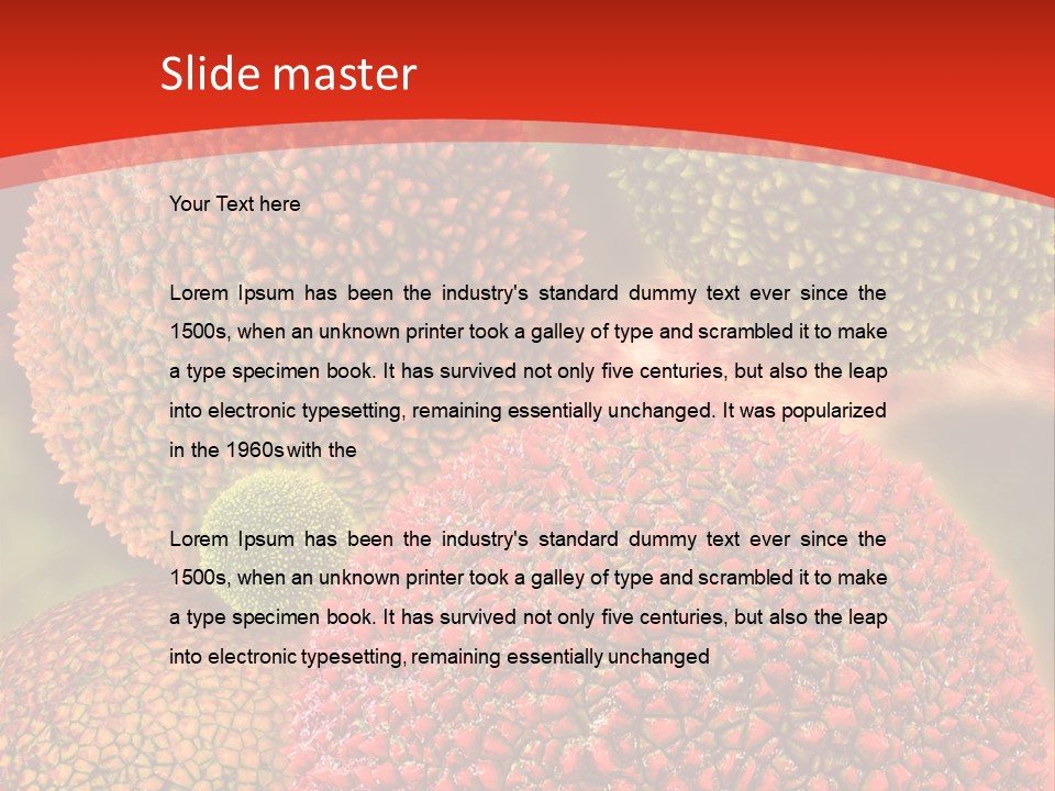 Pollen Allergy Season Green PowerPoint Template