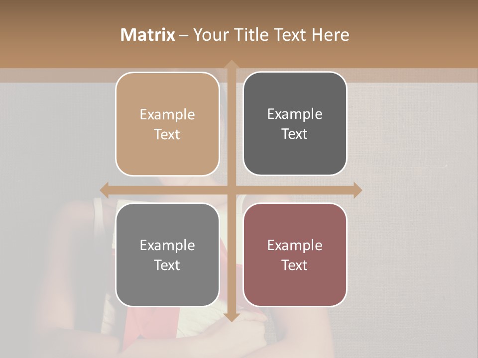 Adult Caucasian Holiday PowerPoint Template