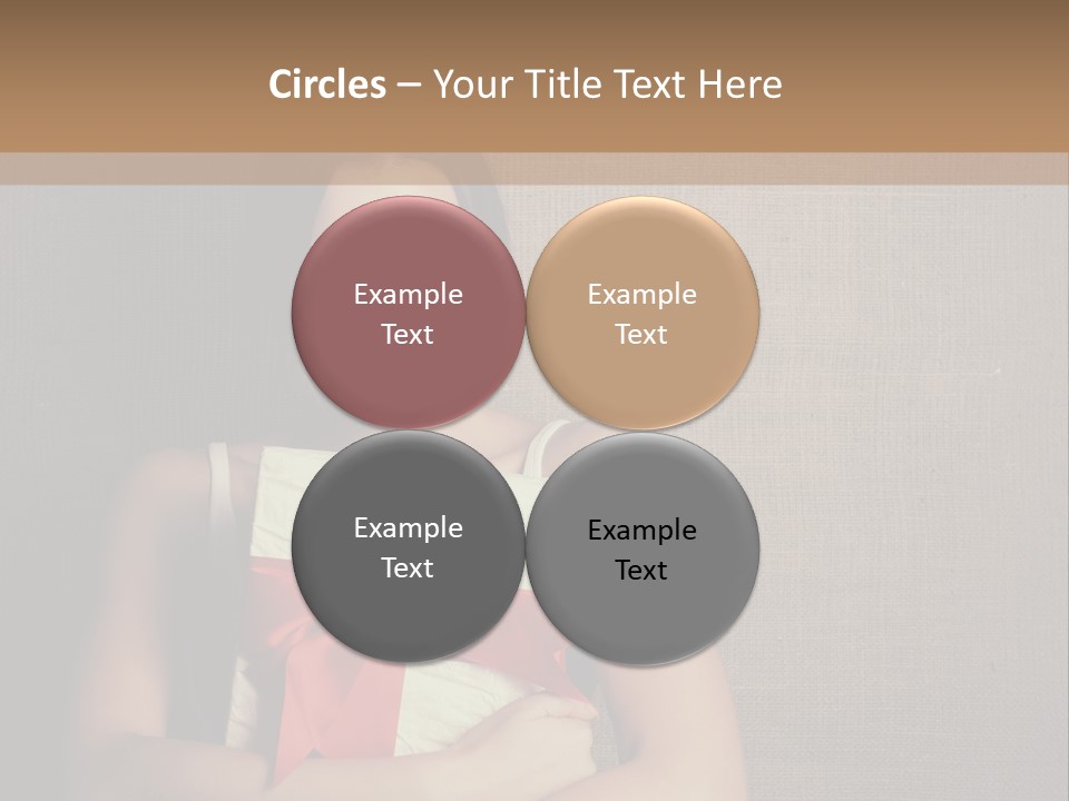 Adult Caucasian Holiday PowerPoint Template