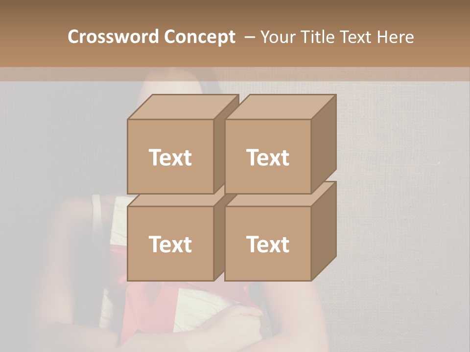 Adult Caucasian Holiday PowerPoint Template