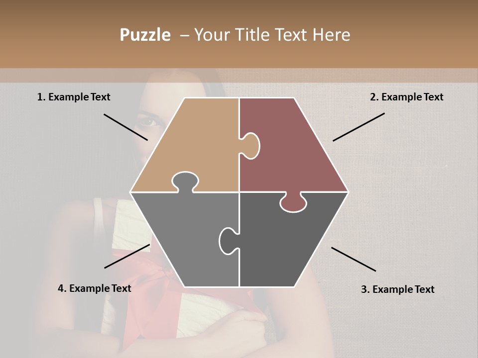 Adult Caucasian Holiday PowerPoint Template