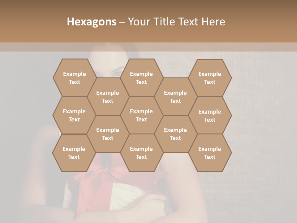 Adult Caucasian Holiday PowerPoint Template