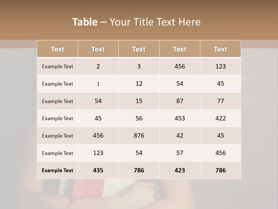 Adult Caucasian Holiday PowerPoint Template