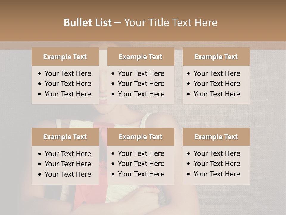 Adult Caucasian Holiday PowerPoint Template