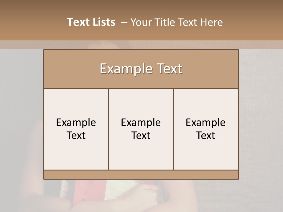 Adult Caucasian Holiday PowerPoint Template