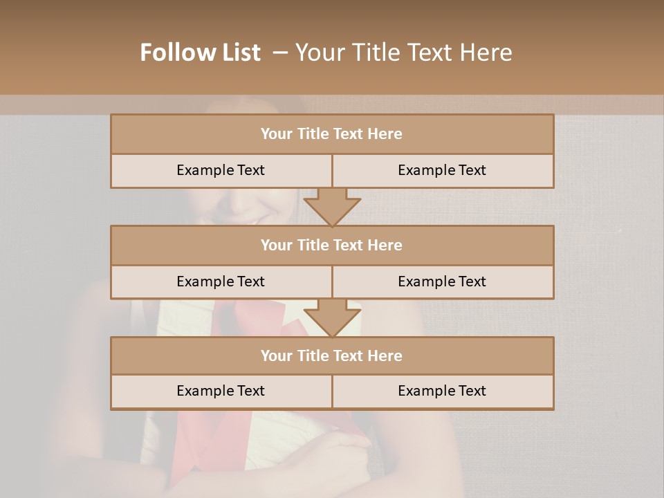 Adult Caucasian Holiday PowerPoint Template