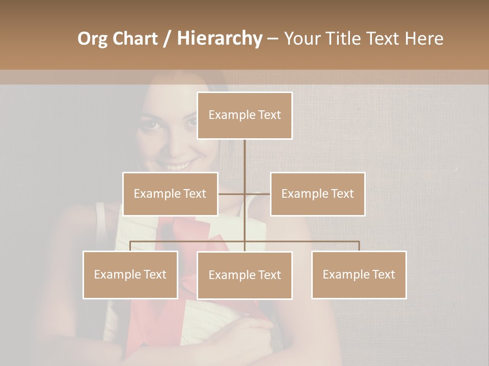 Adult Caucasian Holiday PowerPoint Template