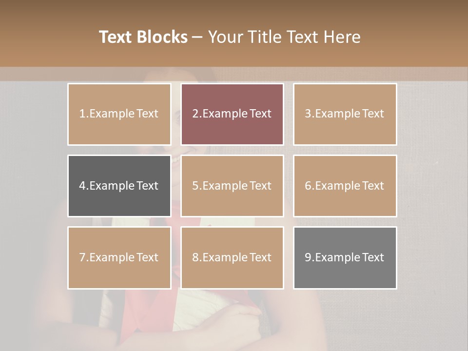 Adult Caucasian Holiday PowerPoint Template