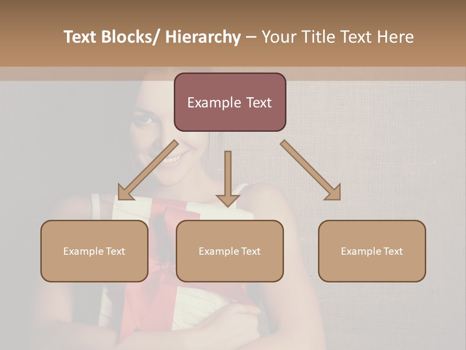 Adult Caucasian Holiday PowerPoint Template