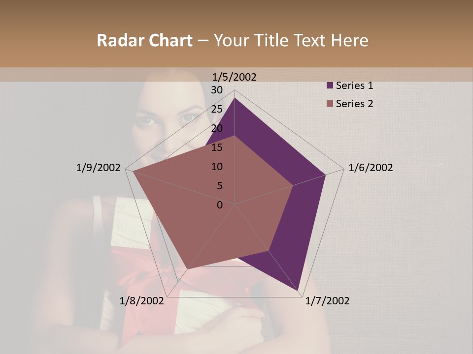 Adult Caucasian Holiday PowerPoint Template