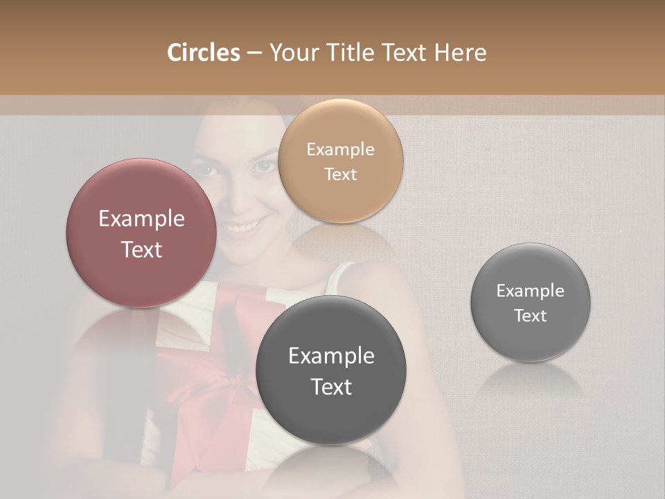 Adult Caucasian Holiday PowerPoint Template